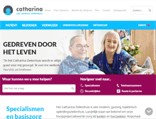 Tablet Screenshot of catharinaziekenhuis.nl
